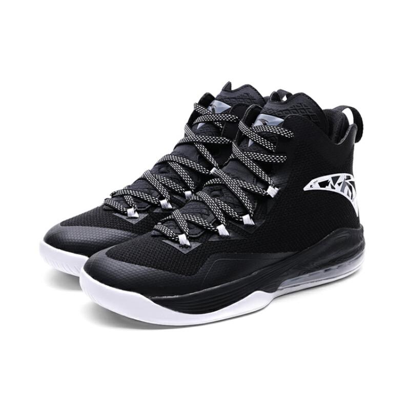 Anta Shield 1 Cushioning Anti-Slip And Wear-Resistant Low-Top Basketball Shoes Black White Sneakers 91711101-3