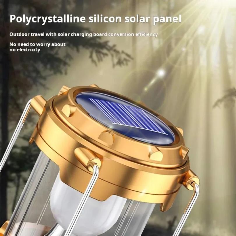 Camping Light, Solar Multifunctional Camping Light, Tent Light, Work Light, Outdoor Lighting, Portable Horse Light