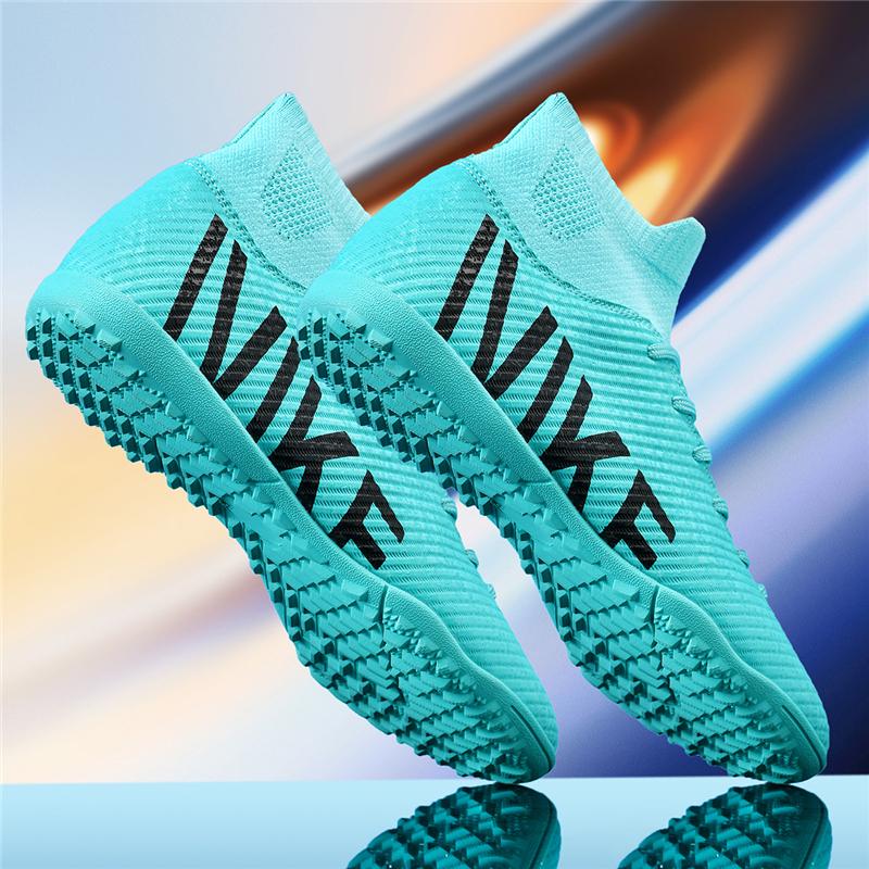 Fußballschuhe für Herren Schnell Professionelle Fußballschuhe Indoor Original Fußballplatz Stiefel Rutschfest Ultraleichter Sneaker Rutschfest
