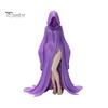 Soft Furnishing Accessory Purple Robe Girl Ornament, Gothic Halloween Style Sculpture, Durable Decor Figurine PLA Unique Collectible Figurine,