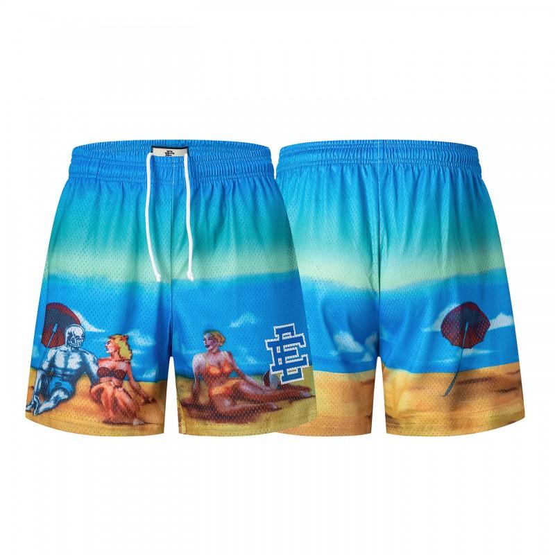 2025 Herren Locker Geschnittene Strandshorts Streetwear Baumwollmischung Freizeit Boardshorts Jugendliche Erwachsene