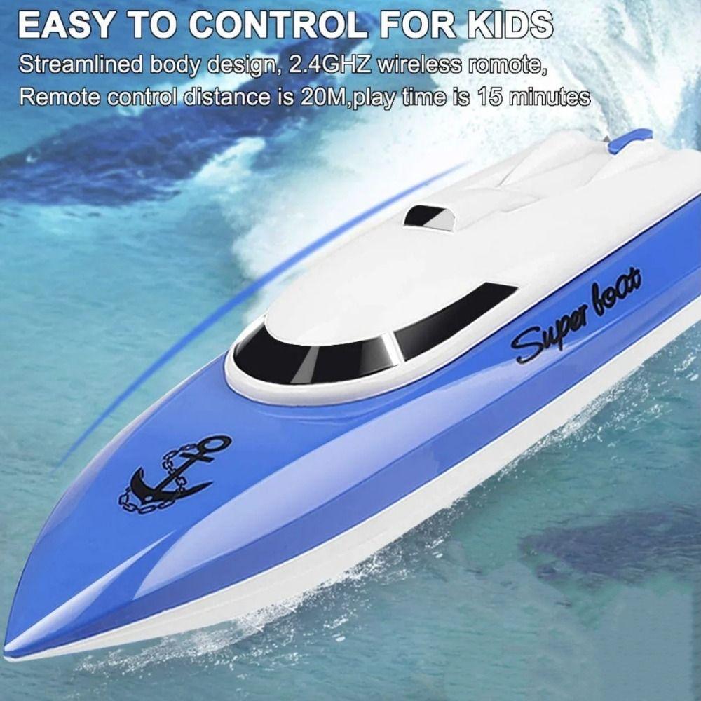 Water Racer RC Speedboat Double Propeller Boat Electric Toys Remote Control Boat  Boys Girls