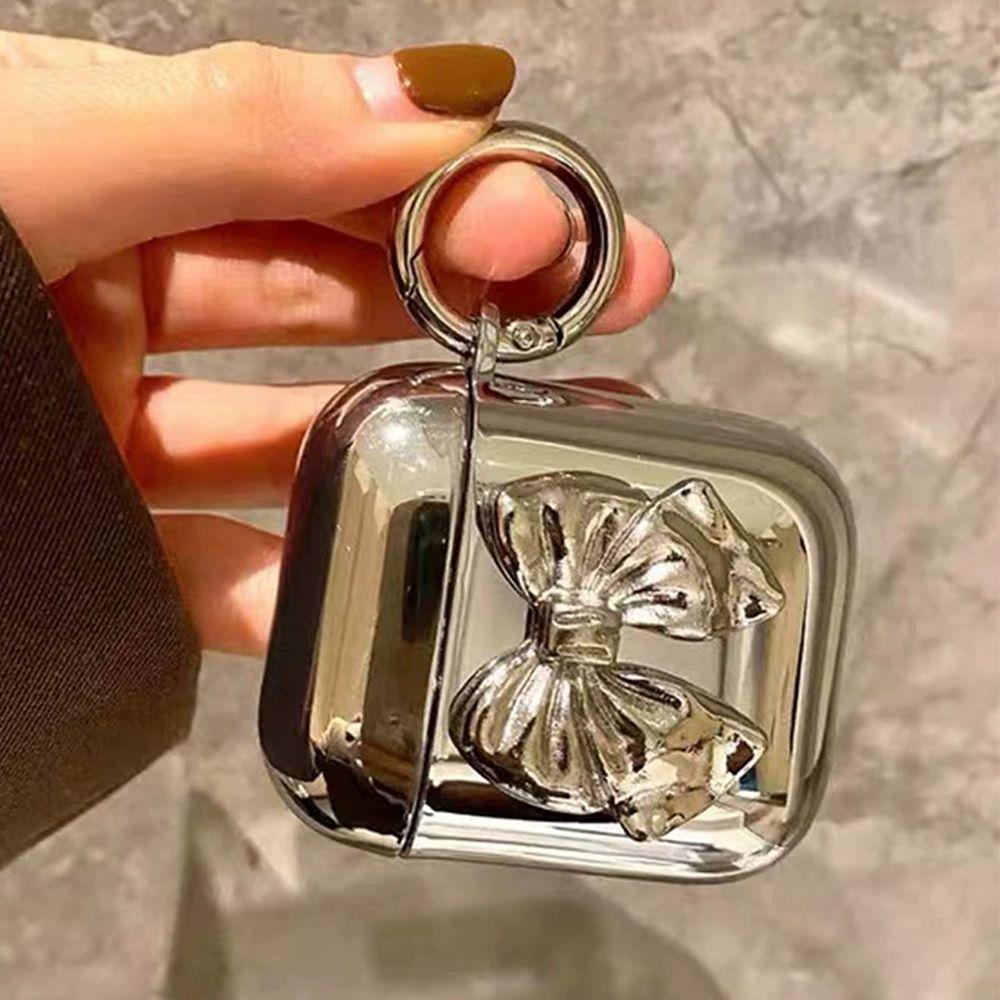 Electroplating Bow Airpodspro1 Protective Case Is Suitable for Earphone Protective Case AirPods 1 Third Generation Soft Case