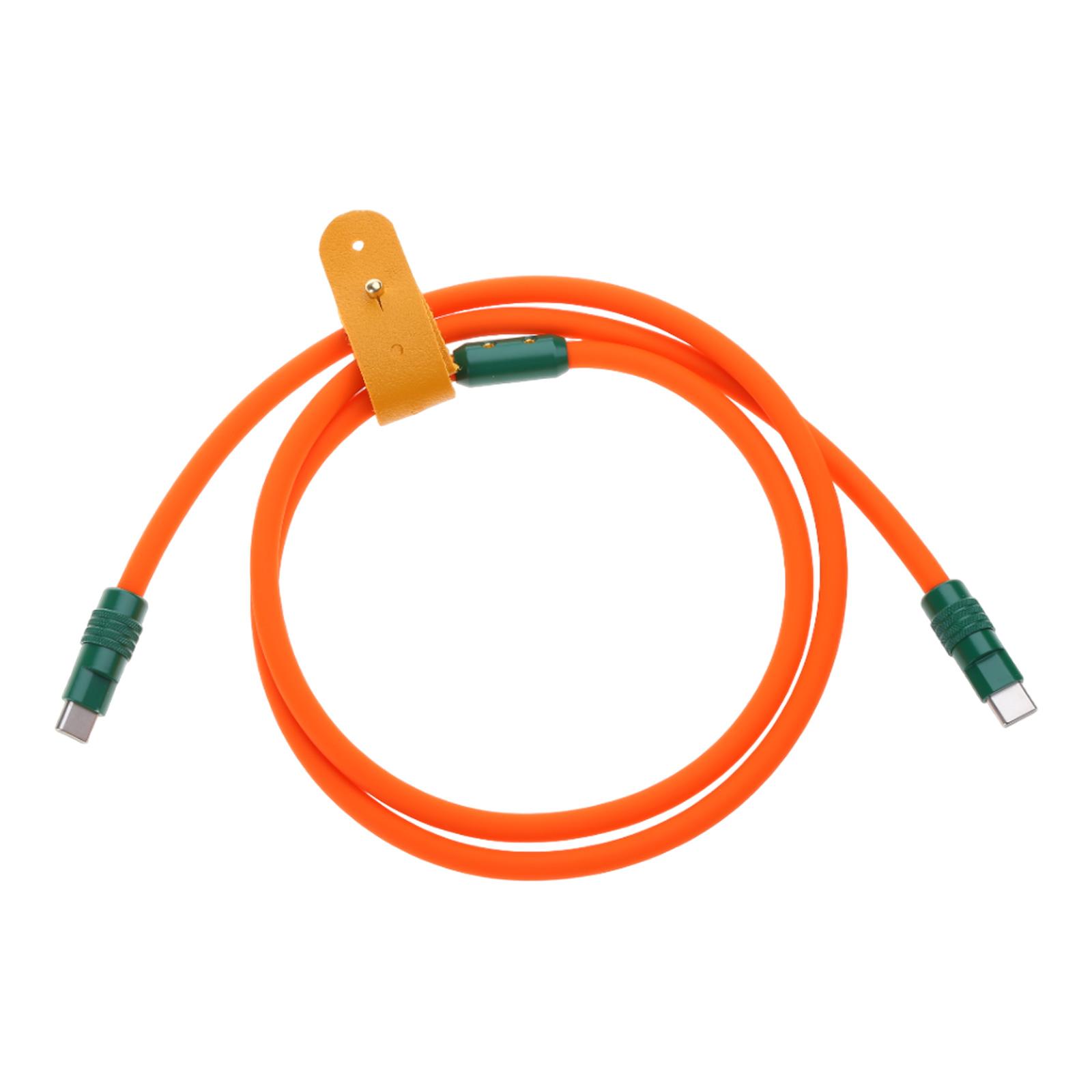 

Зарядный кабель USB C на USB C, 100 Вт, зарядный кабель типа C, кабель для быстрой зарядки, силиконовый кабель для передачи данных для телефона, планшета 10