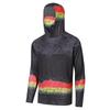 MALFC Vêtements de pêche Homme Capuche Chemise de pêche T-shirt de pêche à manches longues protection UV
