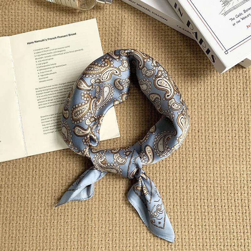 70 small square scarf silk scarf women cashew print silk scarf headscarf professional scarf satin scarf