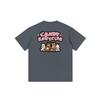 Unisex Retro Cartoon Pure Cotton Oversized T-Shirt - Trendy Casual Summer Short Sleeve for Men & Women
