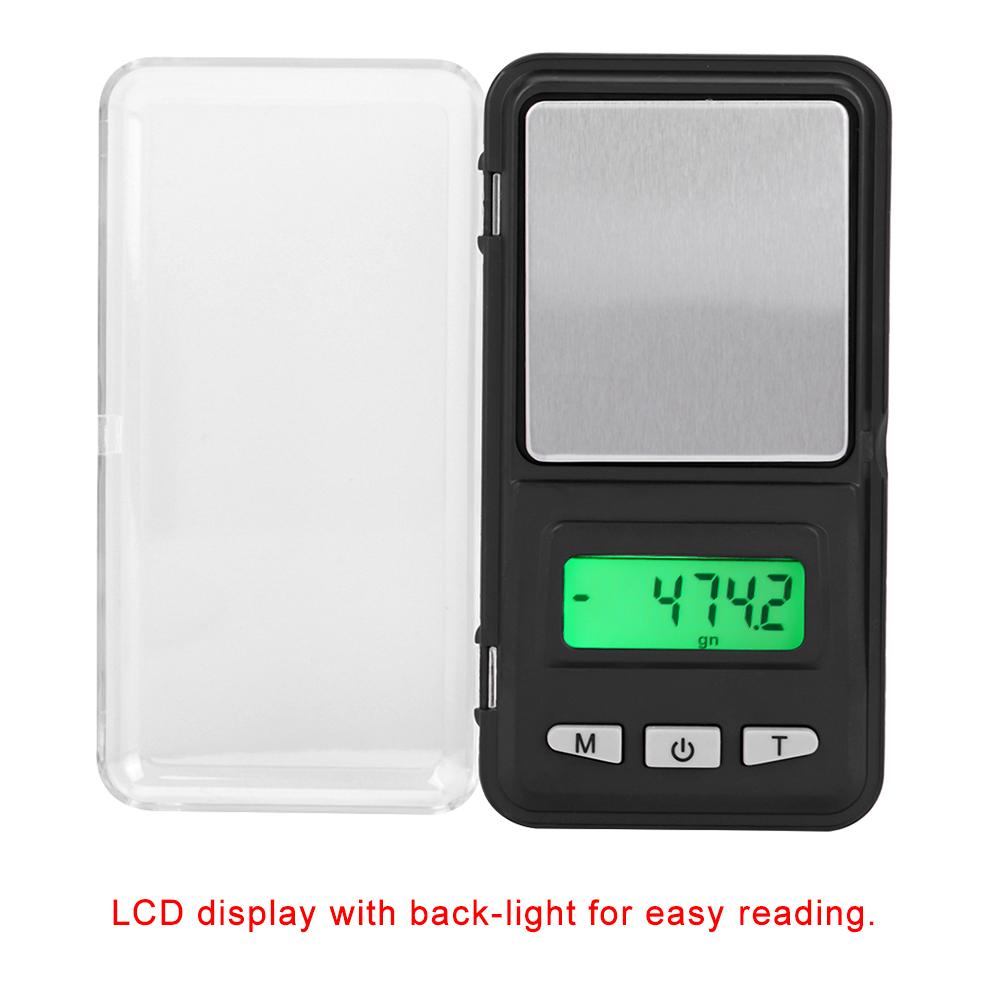 200g / 0.01g LCD Digital Electronic Balance Weighing Fruits Small Food Scales