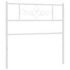 Replacement Headboard Metal White 100 cm