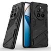 For Realme 12 Pro 5G/12 Pro+ 5G Case PC+TPU Shockproof Armor Phone Cover with Kickstand
