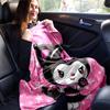 1pc Pink Kuromi Cartoon Blanket, Cute Animal Design for Room Decor, Soft Throw Blanket Perfect as Birthday Gift, Living Room, Travel, Camping, Car Bla