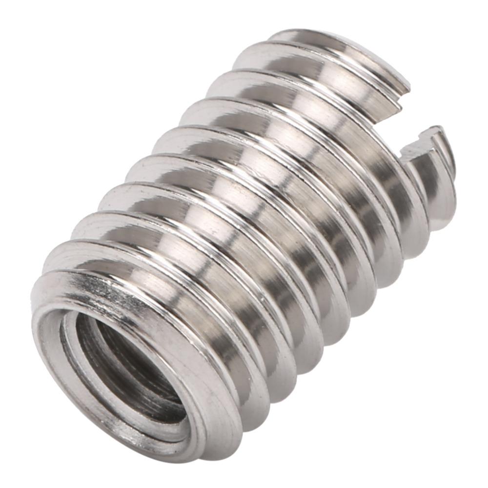 M5 x 0.8mm Pipe Fitting Reducer Adapter Stainless Steel Threaded Insert Sleeve  Repairing