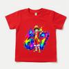One Piece Luffy 67 Print Kids Casual Cotton T Shirt Boys Girls Soft Breathable Summer Top