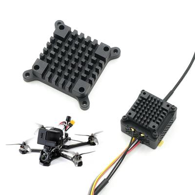 Disipador de calor para módulo de transmisión de unidad de aire DJI O3, actualizaciones de disipador de calor de enfriamiento de metal para cuadricópteros de carreras RC FPV