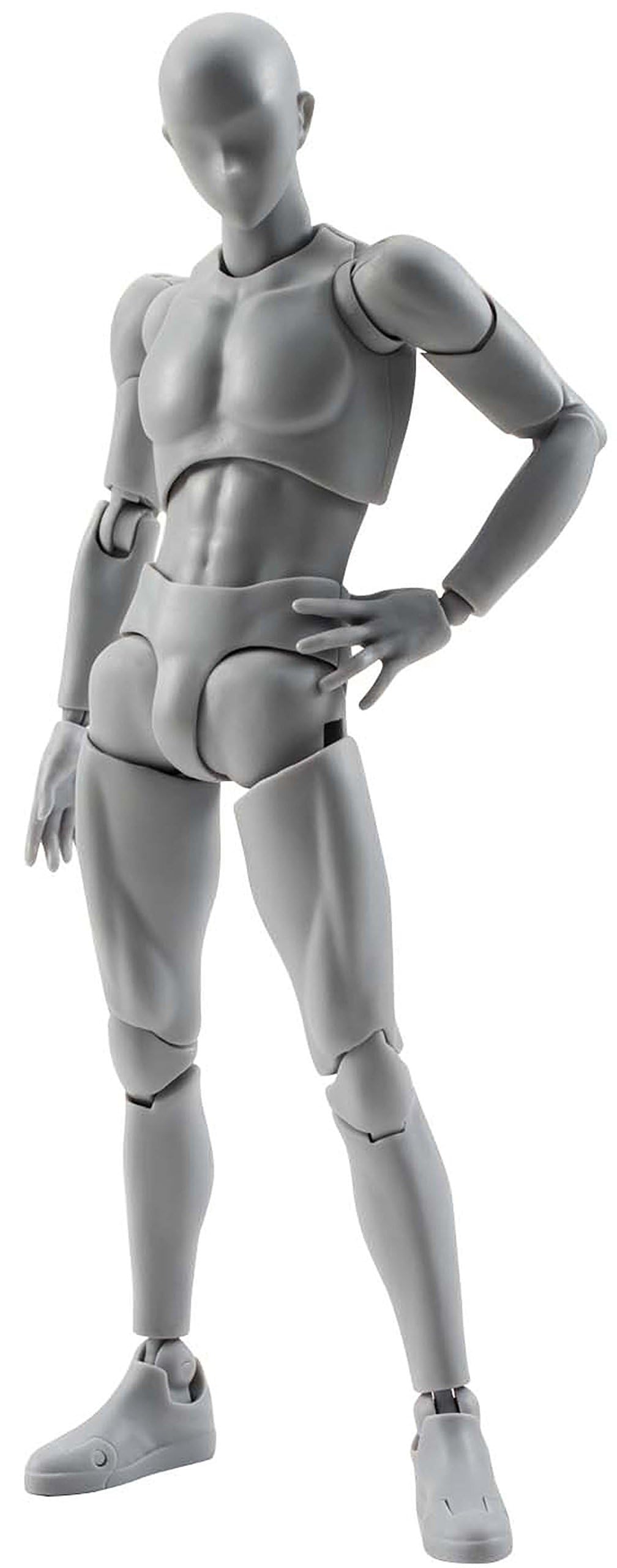 

TAMASHII NATIONS DX НАБОР Цвет 150 мм АБС ПВХ Сочлененная Фигурка S.H.Figuarts Body-kun (Серая версия.) приблизительно. &