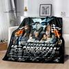 Movie Fast & Furious Flannel Blanket Racing Car Home Decoration Fluffy blanket Bedroom Bed Sofa Travel Camping thermal blanke