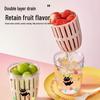 Portable Double-Layer Fruit & Salad Container with Utensils