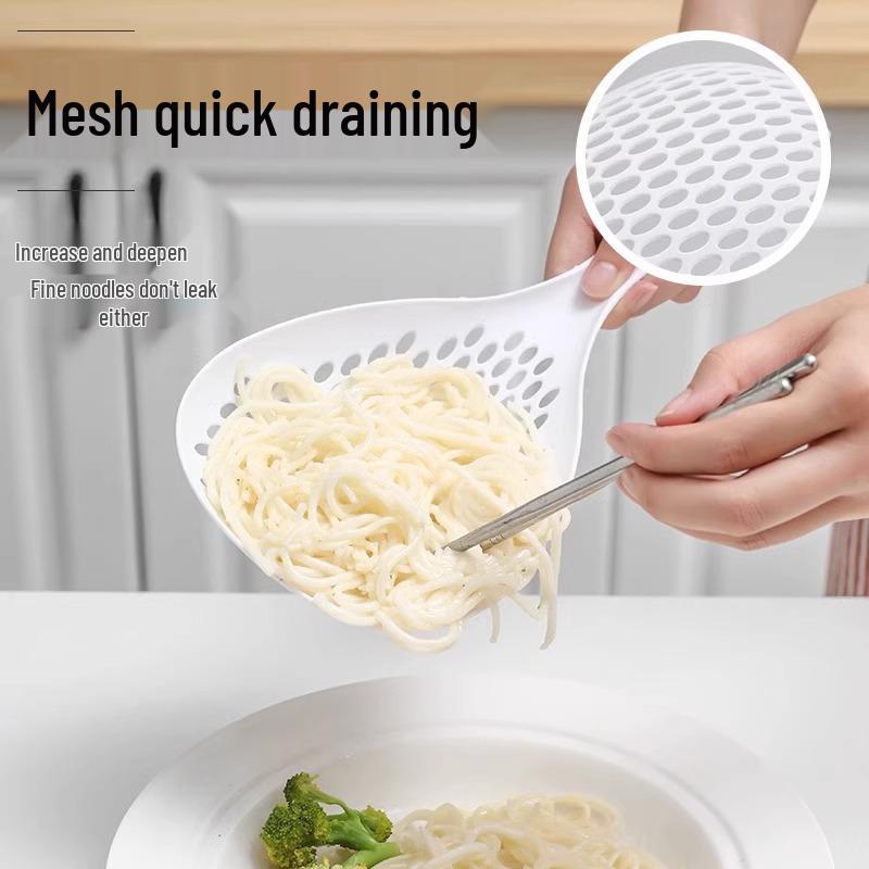 Japanese Style Heat-Resistant Large Plastic Noodle Colander Dumpling Drain Net