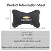Leather Car Seat Headrest Memory Foam Comfort Neck Pillow Auto Interior For Chevrolet Bolt Impala Sonic Trax Niva Captiva Malibu