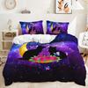 Quilt Cover Star Moon Pillowcase Bedroom Bedding Digital Printing Three-Piece Set
