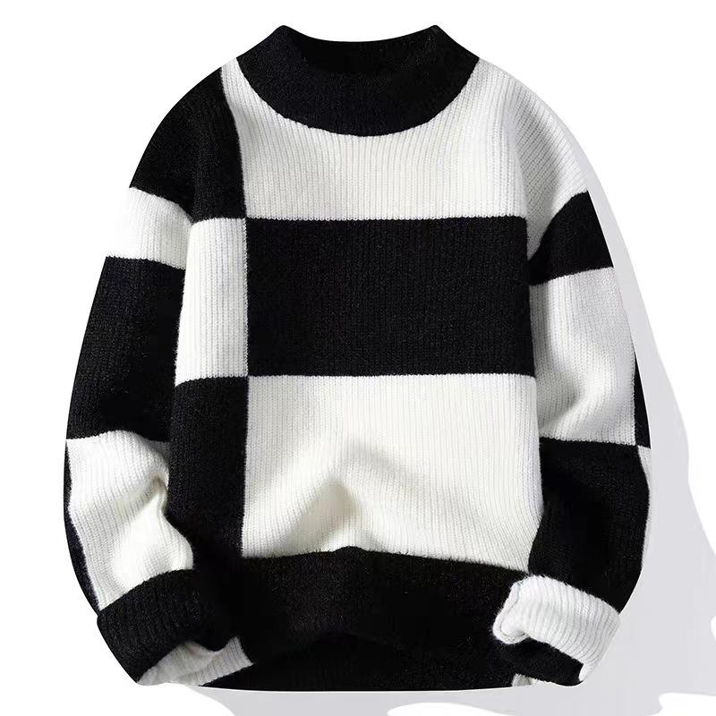 Korean Style Autumn/Winter Men’s Versatile Casual Sweater – Trendy, Thickened, Loose Fit
