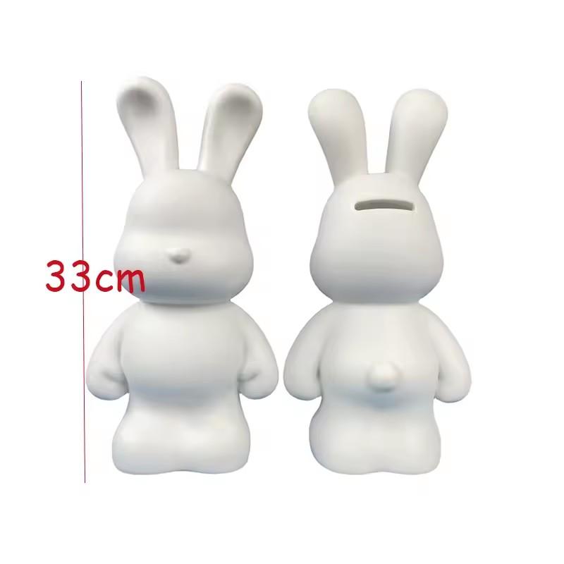 DIY Fluid Bear Sculpture Handmade Bearbrick Doll Ornaments Violent Bear Graffiti Painting Parent child Toy Gift Home Decoration