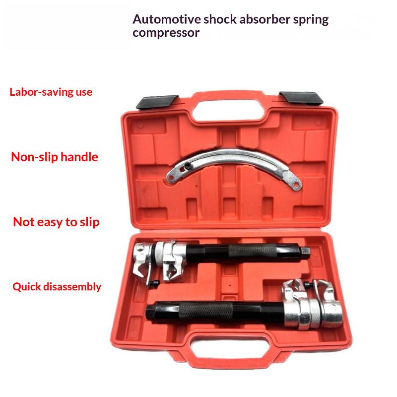 Universal Coil Spring Compressor Kit Heavy Duty Tool for Safe Strut Spring Removal Automotive Garage Use 1