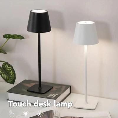 Nordic LED Desk Lamp Rechargeable Touch Dimming Desk Lamp Bedroom Decoration Home El Coffee Shop Minimalist Room Decoration