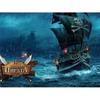 5D DIY diamantmaleri Skjelett Piratskip Diamantbroderi Korsstingsett Full Rhinestone Mosaikk Hjemdekor