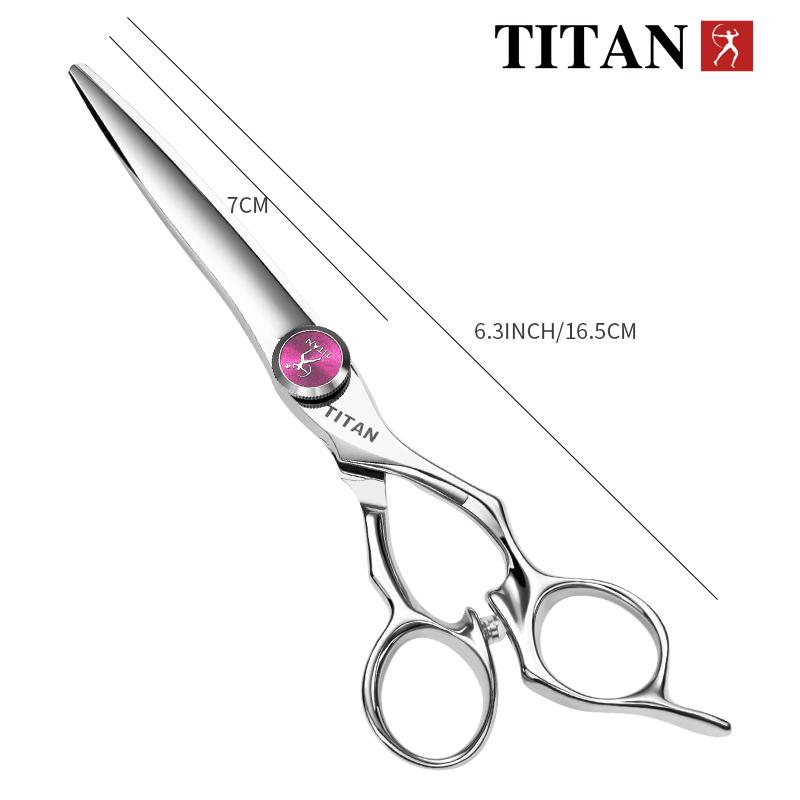TITAN профессиональные парикмахерские ножницы для стрижки волос ножницы для стрижки 6,3 дюйма сталь vg10