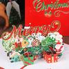 Weihnachtsbaum 3D Pop-Up Karte Weihnachten Funkelnde Fantasie Grußkarte Weihnachtsbaum Segensgeschenk Nachrichtenkarte
