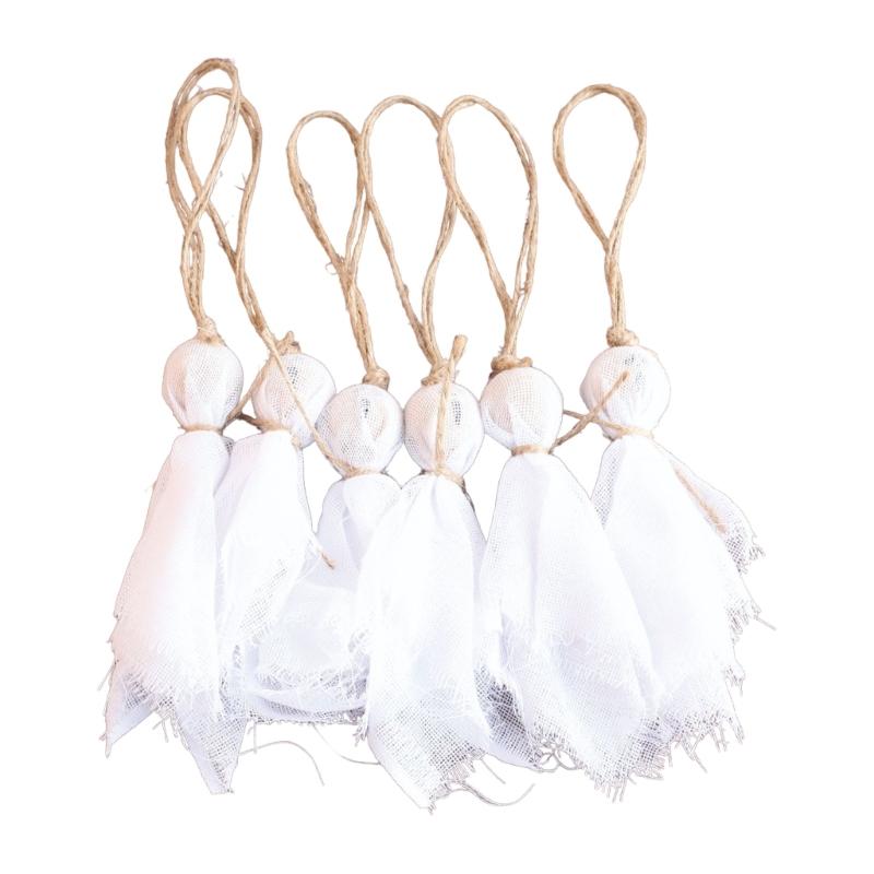 6Pcs Halloween Specter Hanging Decorations Halloween Spooktacular Hanging Ornament for Porch Garden Decoration 1