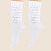 3/6 Pairs Women Mid-Calf Socks Thick Thermal Knit Calf Socks Cute Long Loose Slouch Socks Spring Autumn Winter Warm