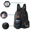 Mesh Beach Backpack with Wet Pocket Large Capacity Drawstring Swim Bag for Pool Swimming Gym Workout Gear