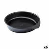 Moule Pour Four - Pyrex - Magic - Rond - 20 Cm - 6 Unités - Métal - Noir