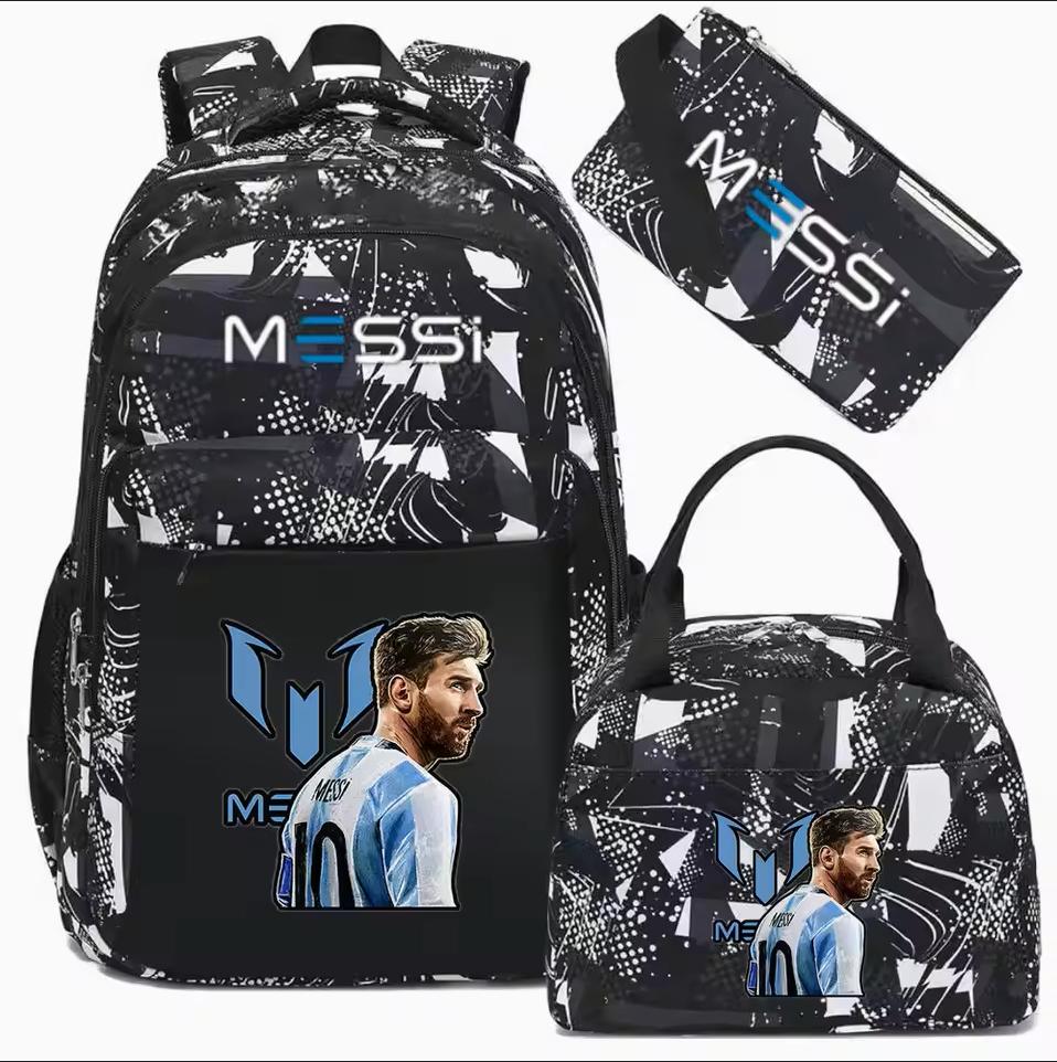 Sac à dos de football pour le sport Voyage Sacs à dos spacieux Sac à dos à double couche Haaland Sacs pour étoile du football Apprenant Sac à dos