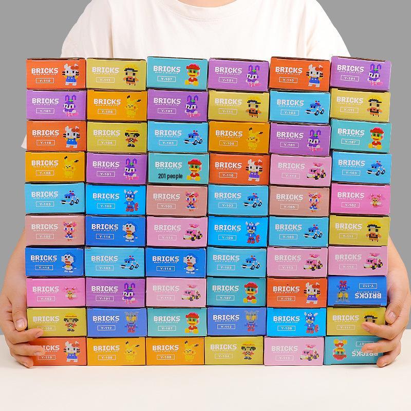 Children's Popular Building Block Dolls - Educational Toys for Kindergarten Boys and Girls