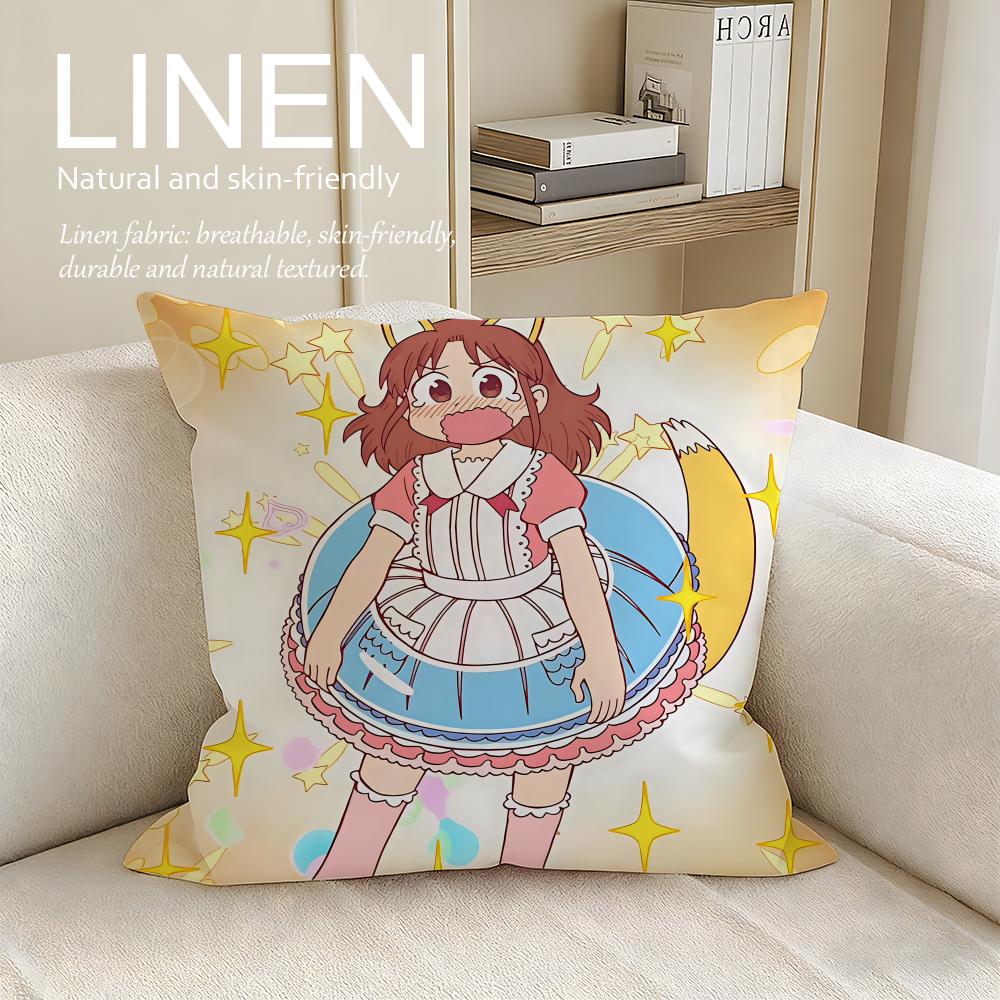 Slice CITY THE ANIMATION Cushion Cover Pillowcase Set Pcs x x Breathable Washable Sofa Cushion Cover