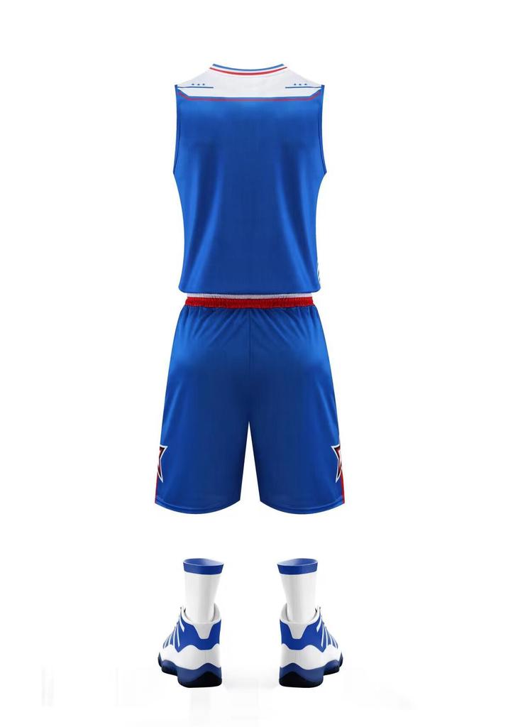 Cross-Border Basketball Training Uniform Set for Children and Adults