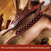 59 Beads Universal Back Massage Tendons Scraping Stick Point Treatment Gua Sha Relax Therapy Tool Abdominal Massager(Plastic)