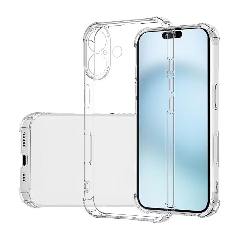 

Shockproof Silicone Clear Phone Case For iPhone 17AIR 16E 11 12 13 14 15 16 PLUS 17 Pro Max MINI X XS XR SE 7 8 Plus Cover Silicon&iPhone 7