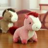 1Pcs Simulation Pony Pendant Cute Little Horse Doll Keychain Anime Stuffed Plush Toy For Children'S Birthday Christmas Gift
