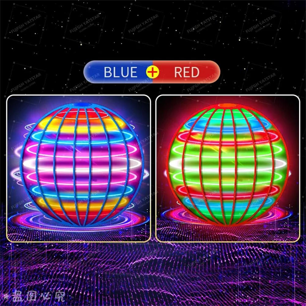 Fliegender Ball Bumerang Spinner Spielzeug Handgesteuerte Drohne 360° Rotierendes Mini-UFO Mit LED-Lichtern Für Kinder Lustige Geburtstagsgeschenke