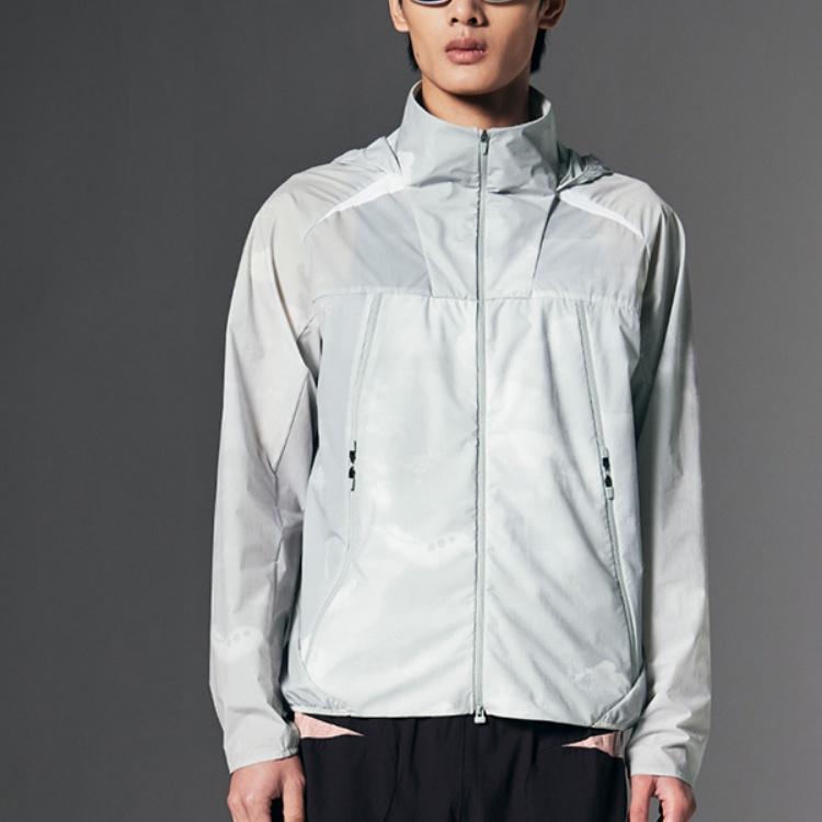 SAUCONY Nathan Bell Series Running Training Casual Loose Breathable Lightweight Jacket Men Jacket Moon-Shadow-Gray SA2259SC41C-PR250
