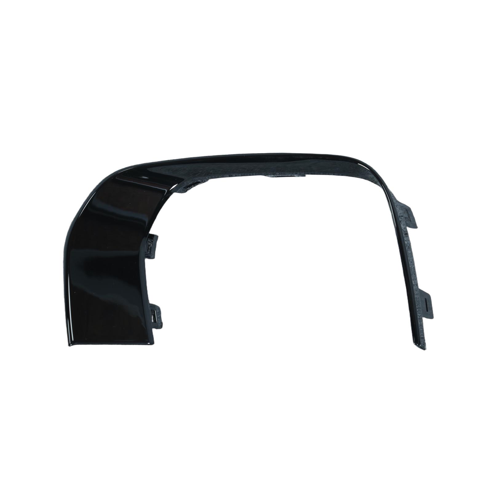 

Curved Gloss Black Front Bumper Trim for Land Rover Evoque L538, 16-Inch Fog Light Bezel, Right Side.