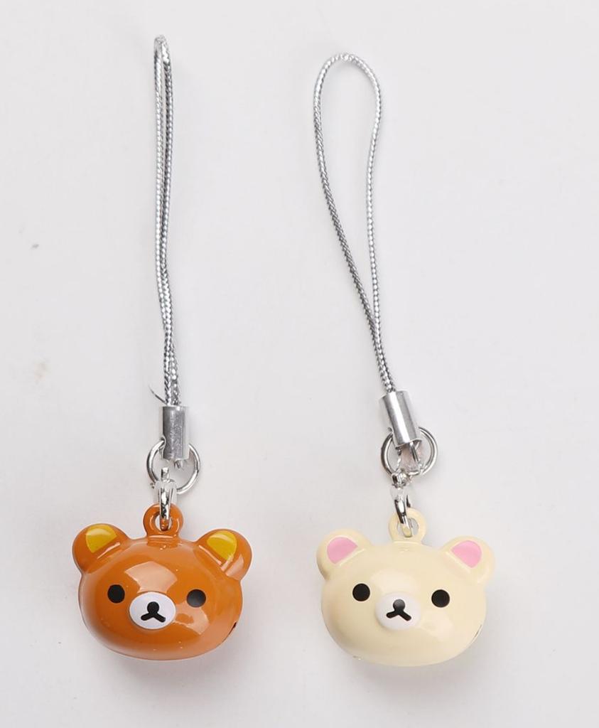 Uroczy Wyluzowany Miś Leniwy Miś Dzwonek Wisiorek Studencki Wisiorek na Telefon Komórkowy Mała Wisząca Biżuteria do Torby Szkolnej Brelok z Misiem