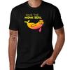 Save the Monk Seal T-Shirt Basic Solid Color Casual Tee Shirt