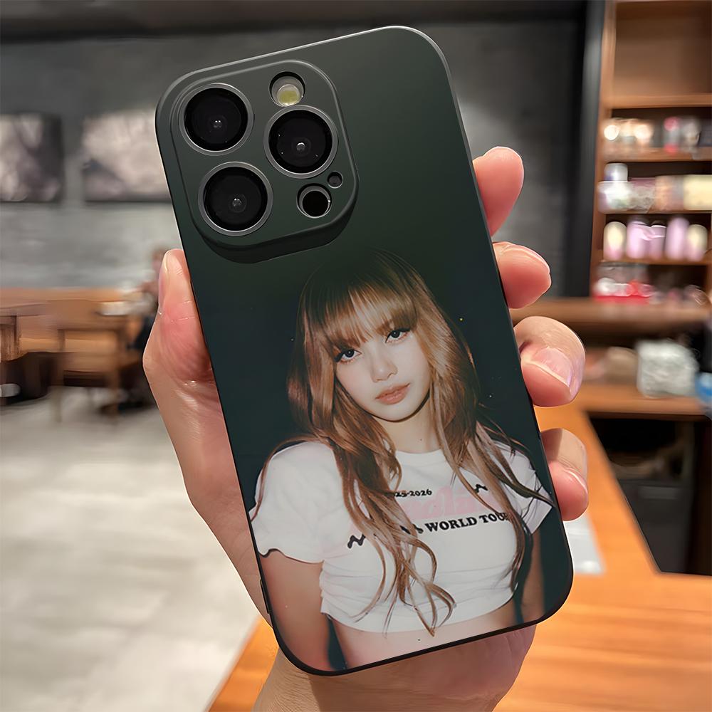 

L-Lisa L-Lalisa Phone Case For IPhone 17 Pro Max 15 Pro 16 14 Plus 12 13 Mini 11 Pro Shockproof Soft Cover iPhone 17