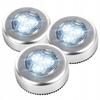 Lot De 3 Lampes LED Tactiles Autocollantes À Piles, Lumière Blanche, Argenté - Kinderplay (LED3)