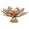 Golden Lotus Flower Shape Decorative Brass Diya for Diwali Pooja | Diwali Diya for Puja |  | Diwali Decoration Items for Home Decor